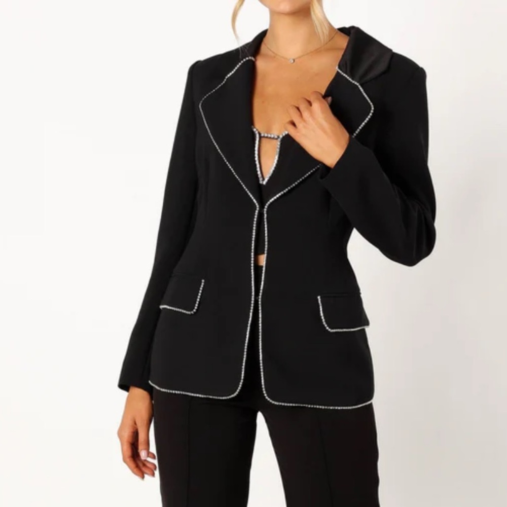 NWT Petal & Pup crystal embellished blazer S - Picture 8 of 10